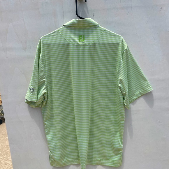 FootJoy Green Performance Polo Shirt - SZ M. - Picture 5 of 9
